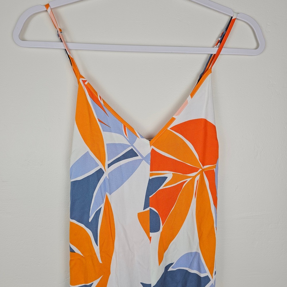 Cupshe Jumpsuit Women S Multi Floral Tropical Wide Leg Cami V-Neck Sleeveless - Picture 3 of 8
